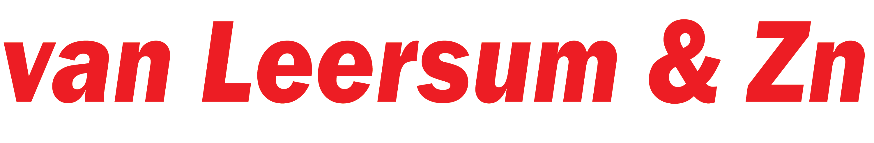 van Leersum & Zn. Pick ups logo